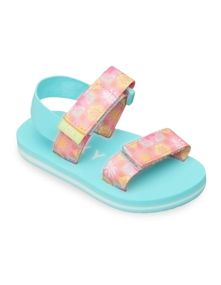 Girls 2-6 TW Roxy Cage Slides in Assorted image 2