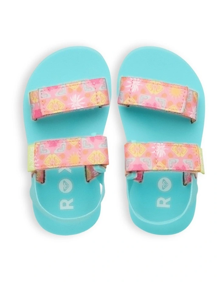 Girls 2-6 TW Roxy Cage Slides in Assorted image 4