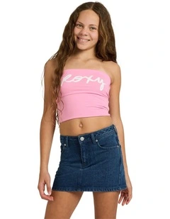 Girls 8-16 Swell Tube Top in Pink Frosting