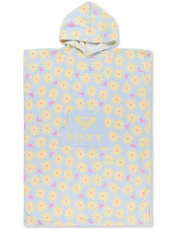 Girls 8-16 Roxy Vibes Hooded Towel in Windsurfer image 1