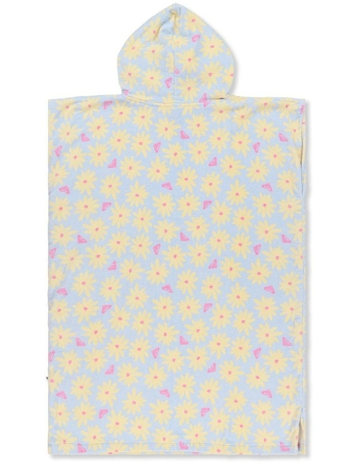 Girls 8-16 Roxy Vibes Hooded Towel in Windsurfer image 2