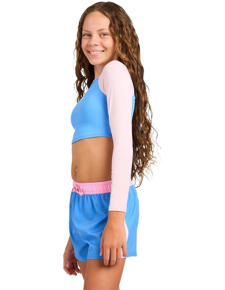Girls 8-16 Get The Move Boardshorts In Marina image 3