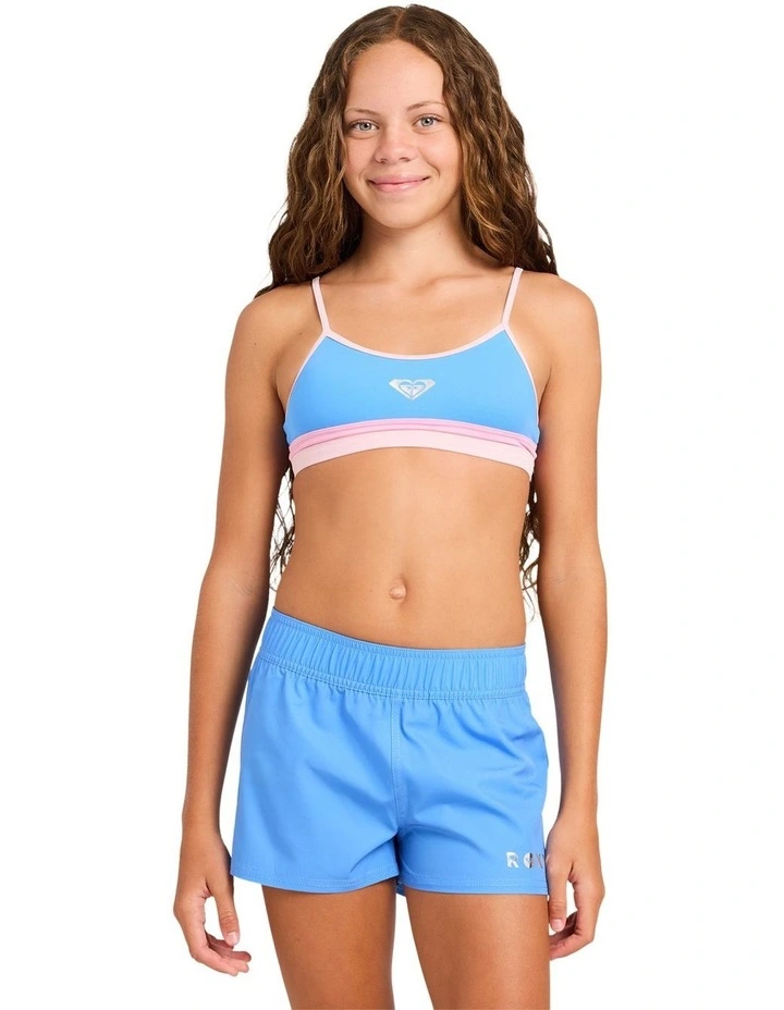 Girls 8-16 Essentials Boardshorts In Marina image 1
