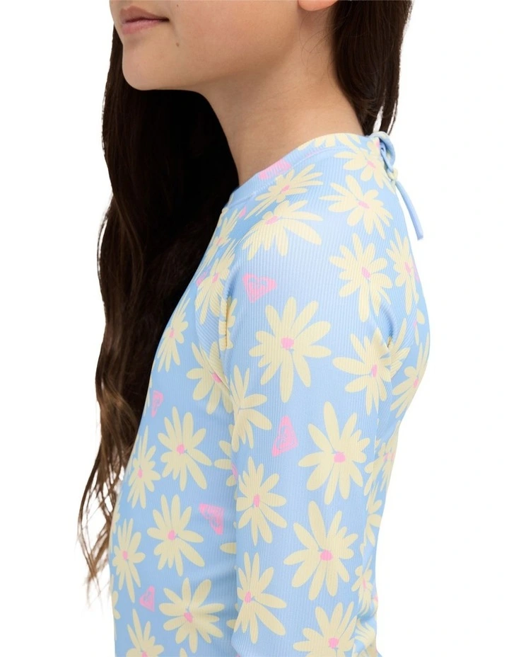 Girls 8-16 Daisy Darling Rash Vest In Windsurfer image 4