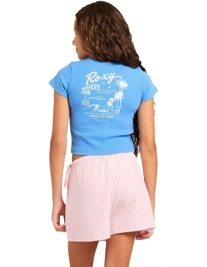 Girls 8-16 Aloha Blush Skort In Powder Pink image 2
