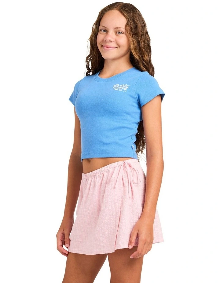 Girls 8-16 Aloha Blush Skort In Powder Pink image 3