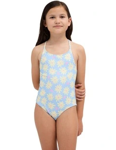 Girls 8-16 Daisy Darling One Piece Swimsuit In Windsurfer