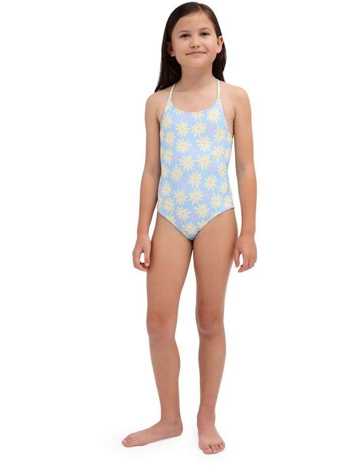 Girls 8-16 Daisy Darling One Piece Swimsuit In Windsurfer image 5