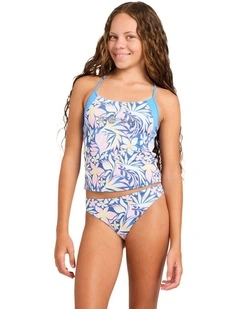 Girls 8-16 Active Moves Tankini Two Piece In Marina