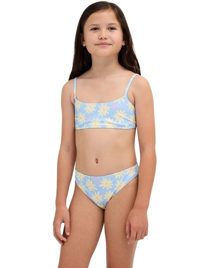 Girls 8-16 Daisy Darling Bralette Two Piece In Windsurfer image 1