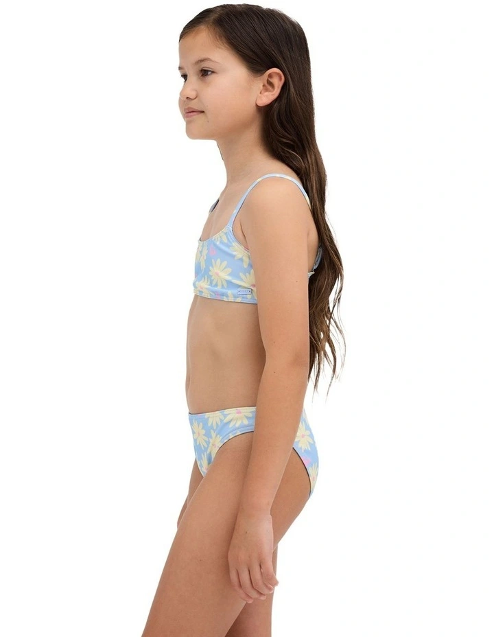 Girls 8-16 Daisy Darling Bralette Two Piece In Windsurfer image 3