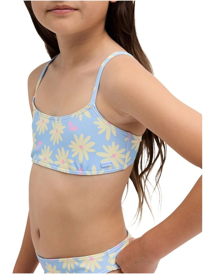 Girls 8-16 Daisy Darling Bralette Two Piece In Windsurfer image 4