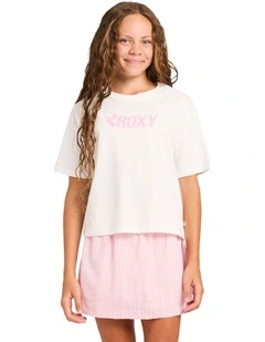 Girls 8-16 Saltwater Sweetie T-Shirt In Cloud Dancer