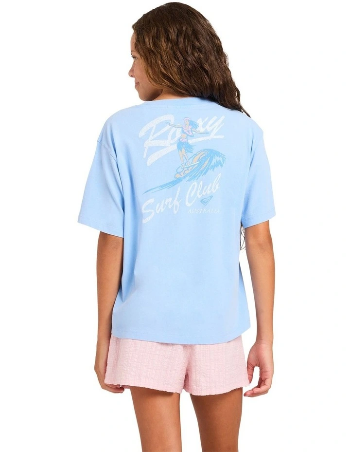 Girls 8-16 Hula Wave Rider T-Shirt In Placid Blue image 2