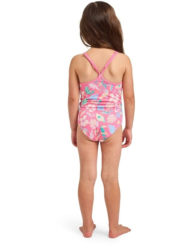 Girls 2-7 Ocean Lover One Piece Swimsuit In Pink Carnation image 2