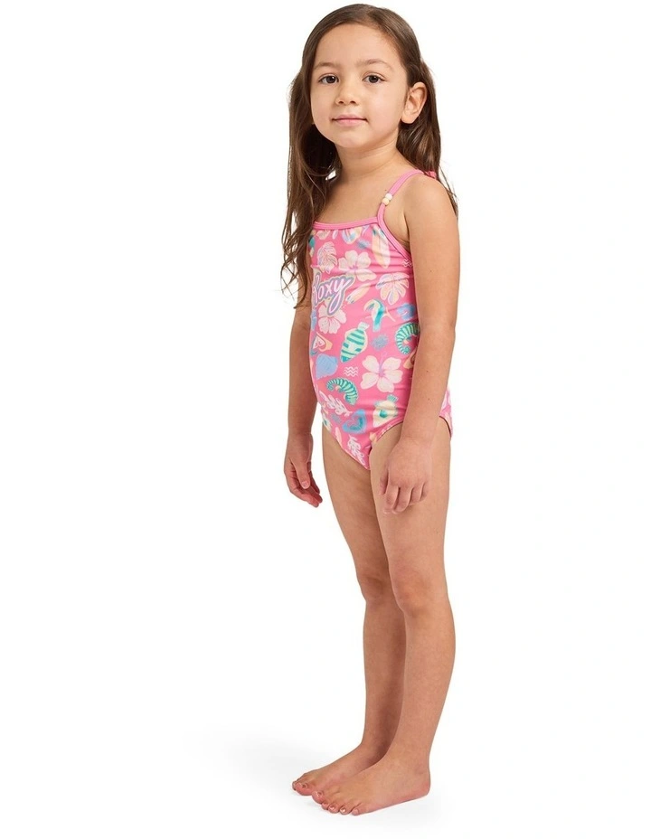 Girls 2-7 Ocean Lover One Piece Swimsuit In Pink Carnation image 3