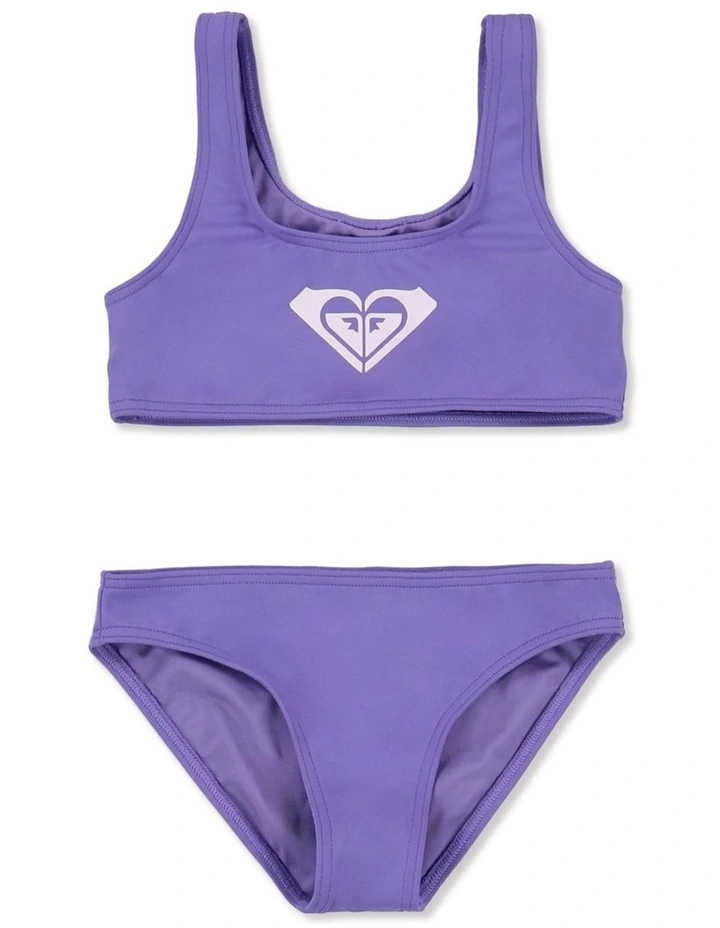 Girls 2-7 Tiny Tides Two Piece In Dahlia Purple image 1