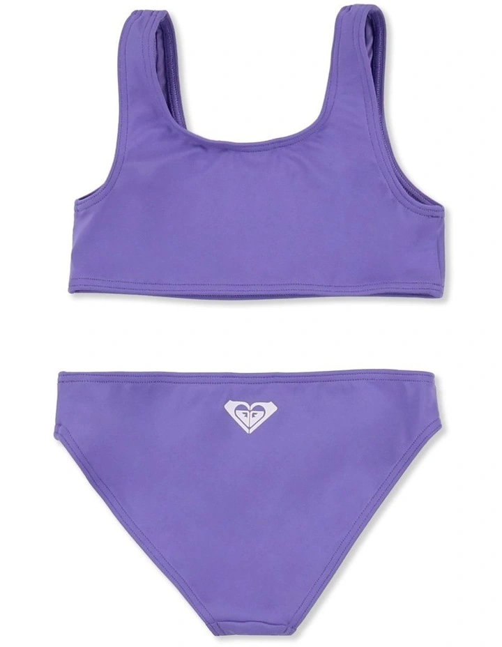 Girls 2-7 Tiny Tides Two Piece In Dahlia Purple image 2
