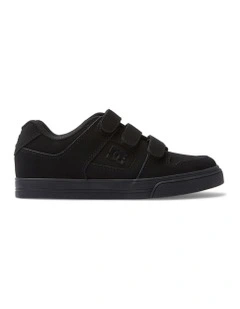 Pure Elastic Lace Shoes in Black