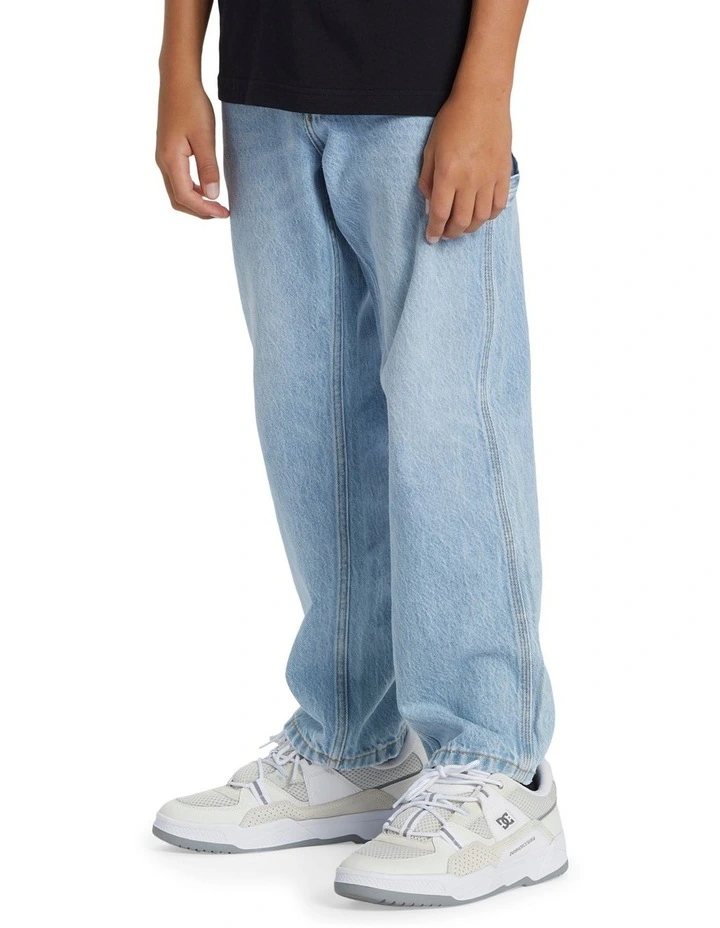 Worker Baggy Carpenter Jean in Blue image 3