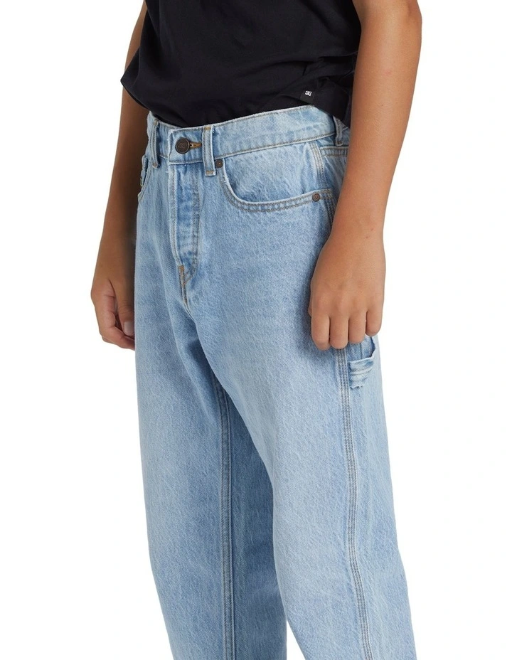 Worker Baggy Carpenter Jean in Blue image 4