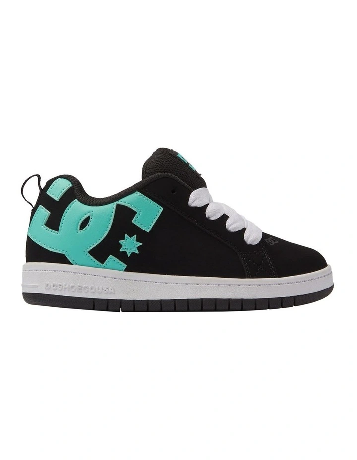 Court Graffik Leather Shoes in Blue image 1