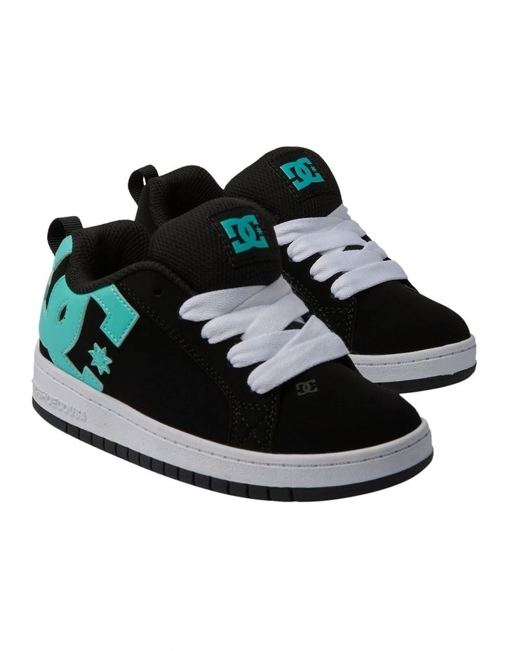 Court Graffik Leather Shoes in Blue image 2
