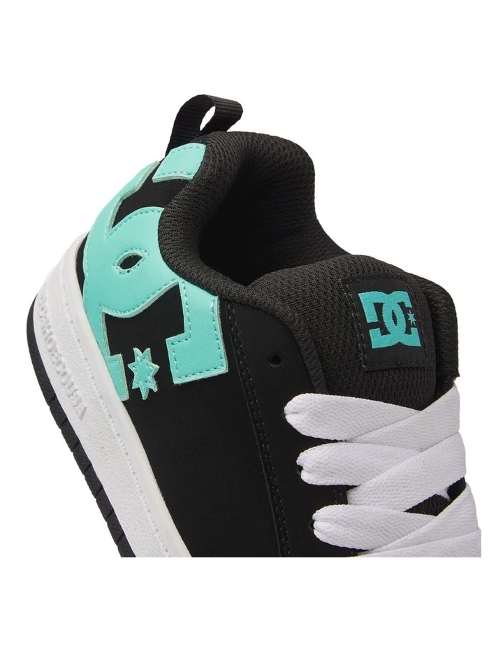 Court Graffik Leather Shoes in Blue image 3
