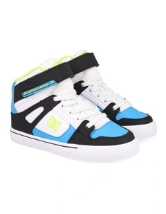 Pure High-Top EV High-Top Leather Shoes in Black