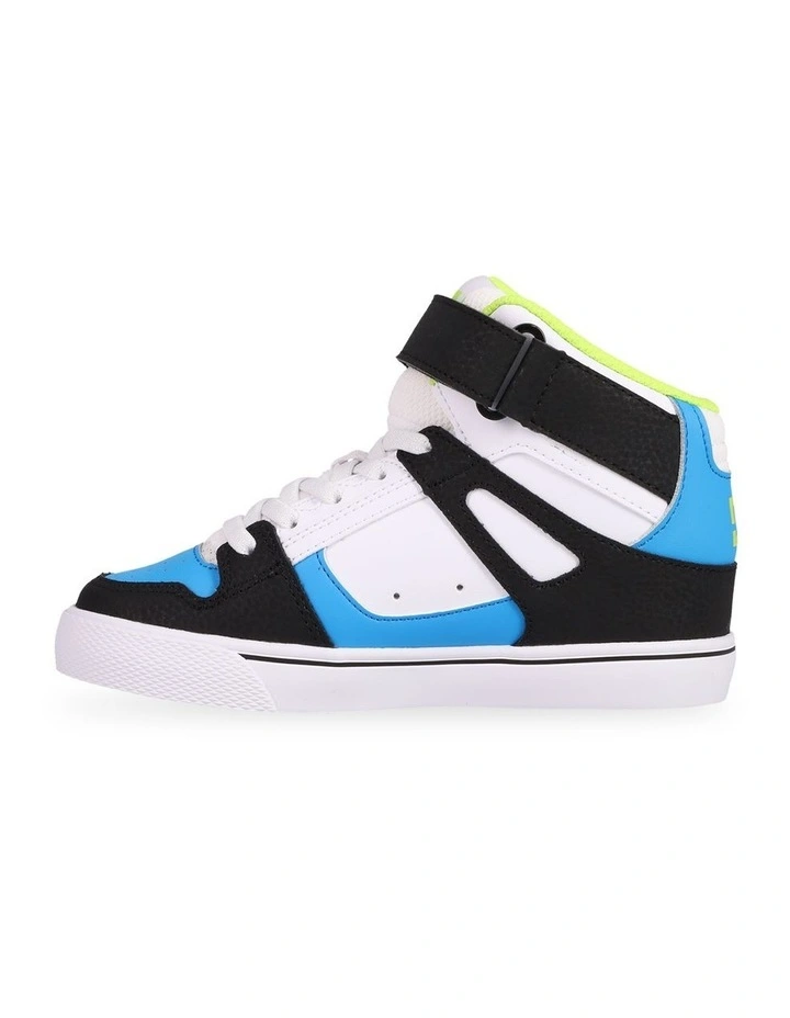Pure High-Top EV High-Top Leather Shoes in Black image 2