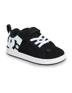 Toddler Court Graffic V Shoes In Black