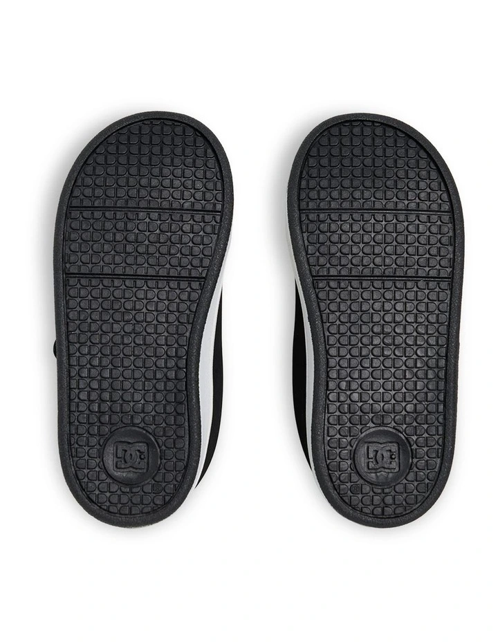 Toddler Court Graffic V Shoes In Black image 4