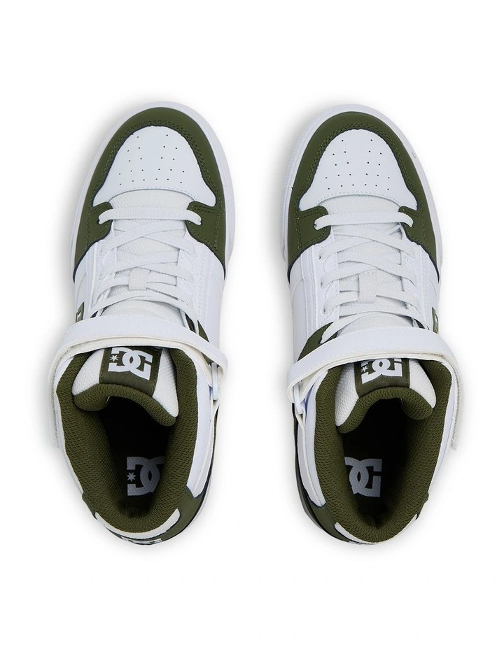 Pure High-Top EV Shoes Olive/White image 3
