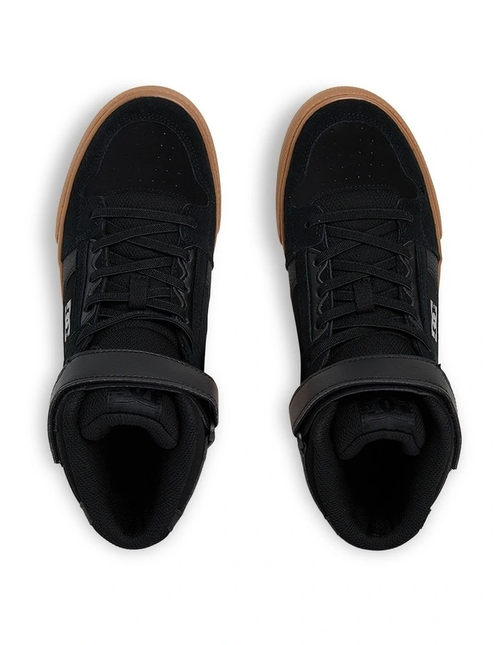 Pure High-Top EV Shoes (4-16 Years) in Black/Gum image 3