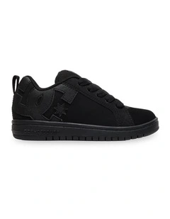 Boys 4-16 Court Graffik Skate Shoes in Black