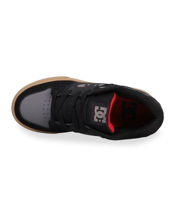Boys 8-16 Pure Skate Shoes in Black/Grey/Gum image 4