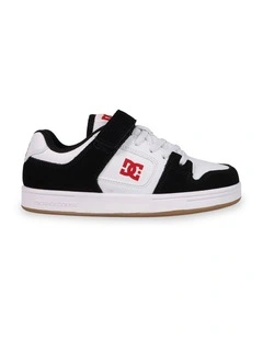Boys 4-16 Manteca 4 V Skate Shoes in Black/White/Red