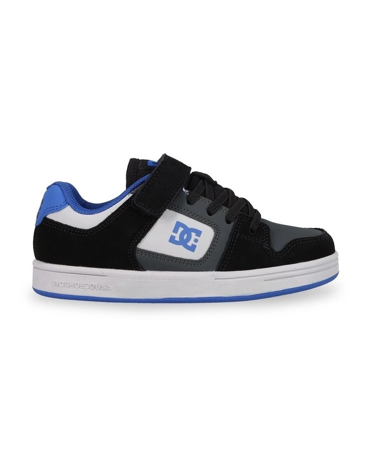 Boys 4-16 Manteca 4 V Skate Shoes in Black/Grey/Blue image 1