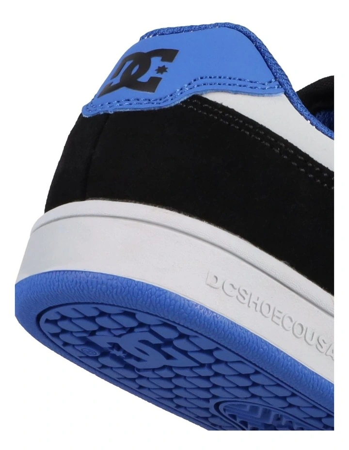 Boys 4-16 Manteca 4 V Skate Shoes in Black/Grey/Blue image 5