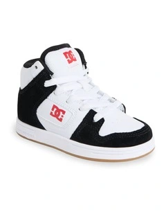 Boys 8-16 Manteca 4 Hi Skate Shoes in Black/White/Red
