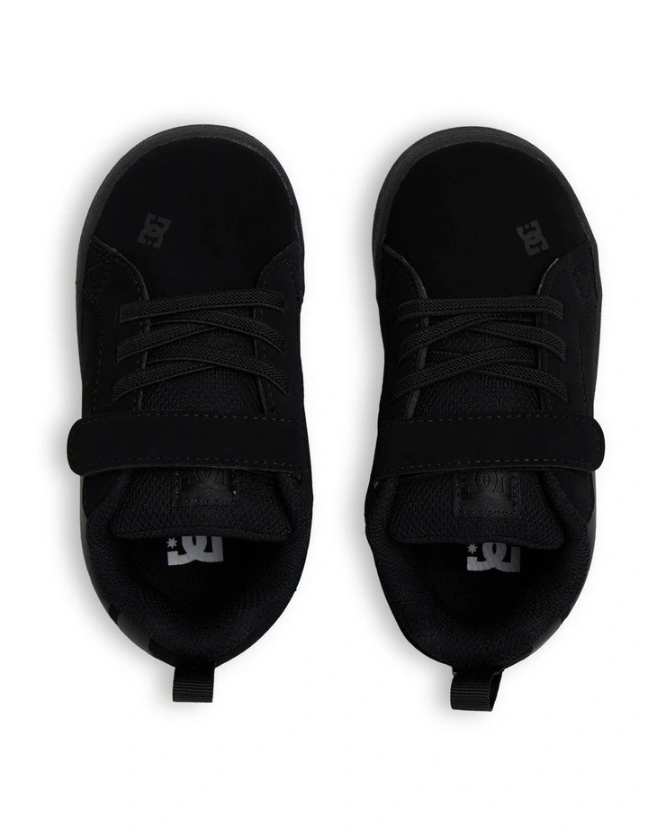 Toddler Court Graffik V Sneakers in Black image 2