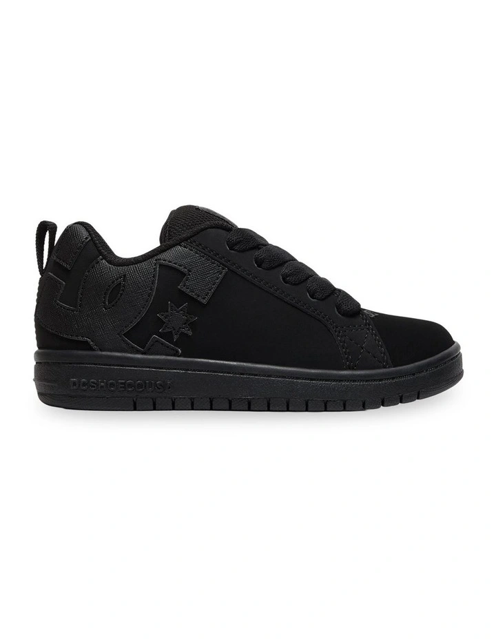 Boys 4-16 Court Graffik Skate Shoes In Black image 3
