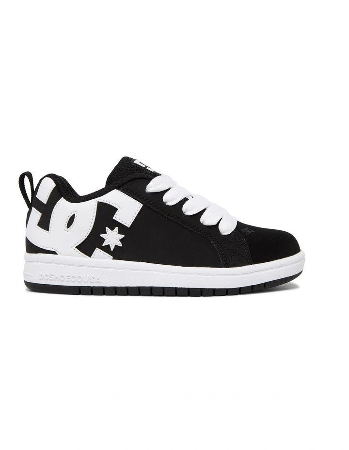Court Graffik Shoes in Black image 2