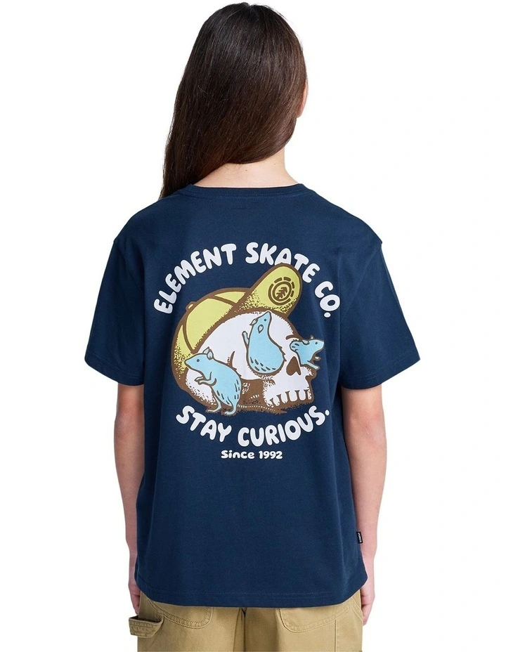 Curious T-shirt in Blue image 2