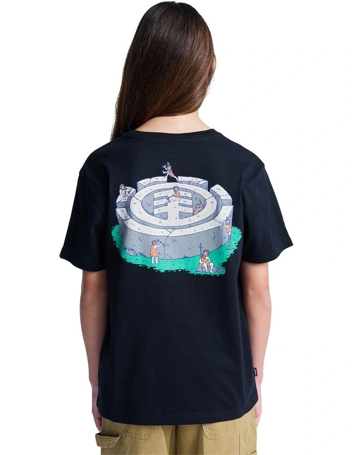 Stone Age T-shirt in Blue image 2