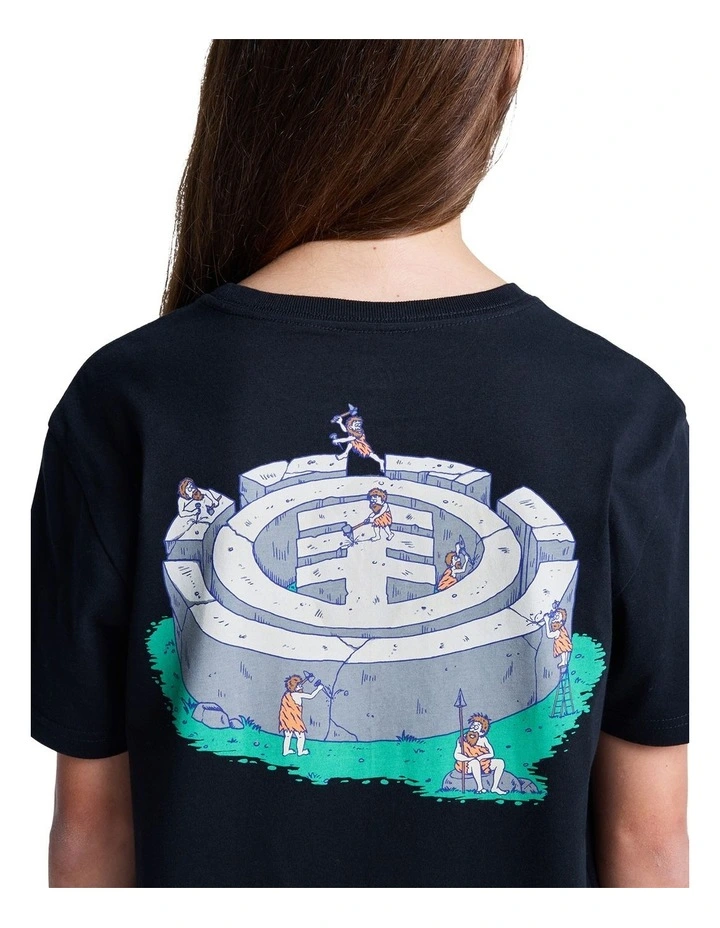 Stone Age T-shirt in Blue image 5
