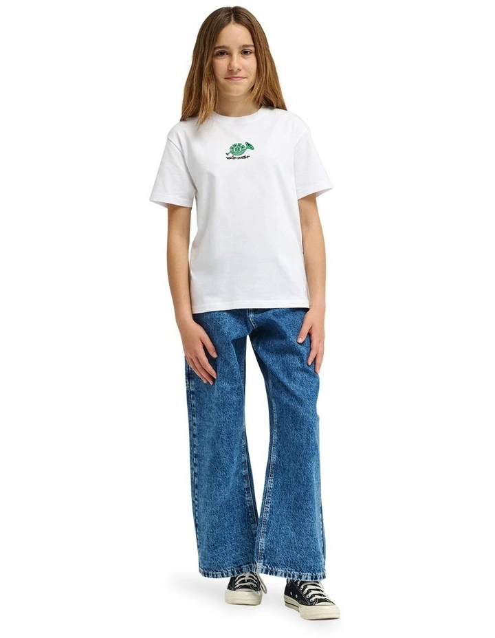 Horn Short Sleeve T-shirt in White image 3