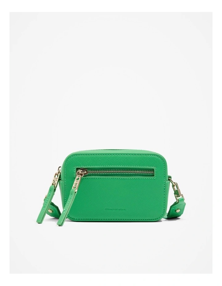 Logo Crossbody Bag in Green image 1