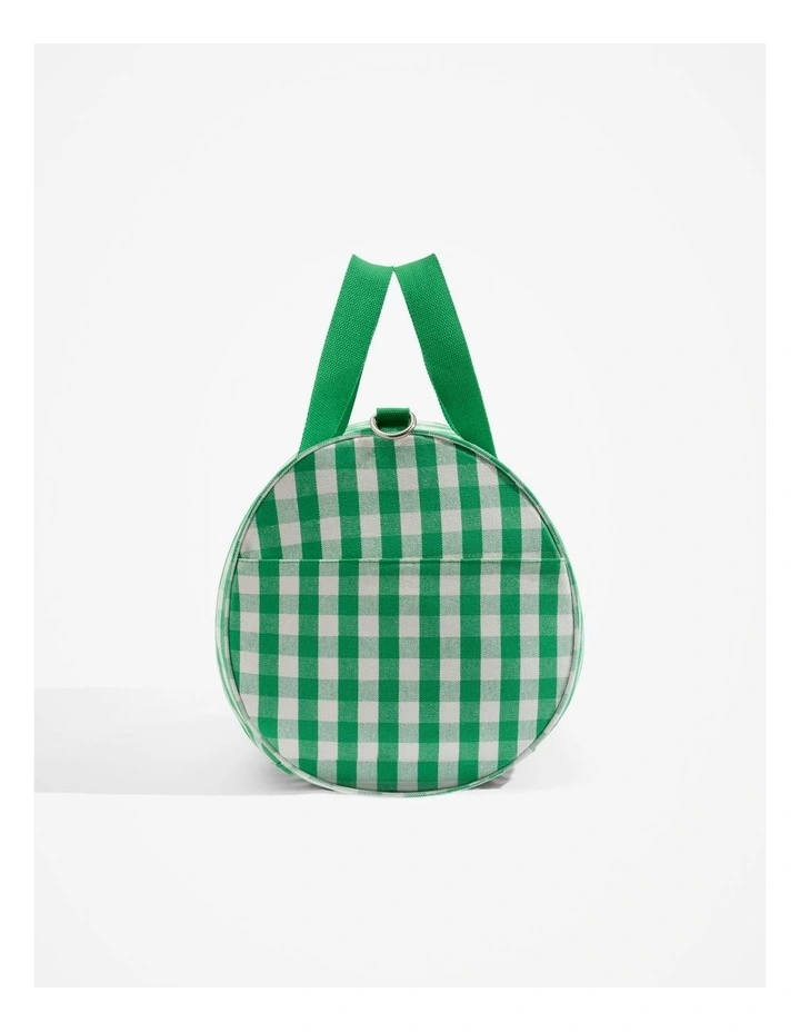 Logo Weekender in Green Gingham image 4