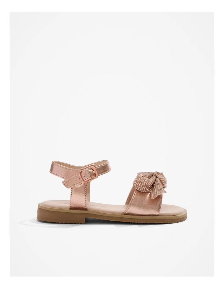 Crystal Sandal in Rose Gold image 1